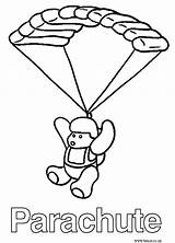 Parachute Designlooter 64kb 725px Coloringhome sketch template
