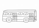 Autobus Terrestres Transportes Autocar Coloriages Onibus Colorier Autobusy Brt Fois Imprimé sketch template