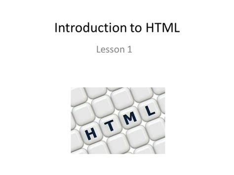 writing html lesson  teaching resources