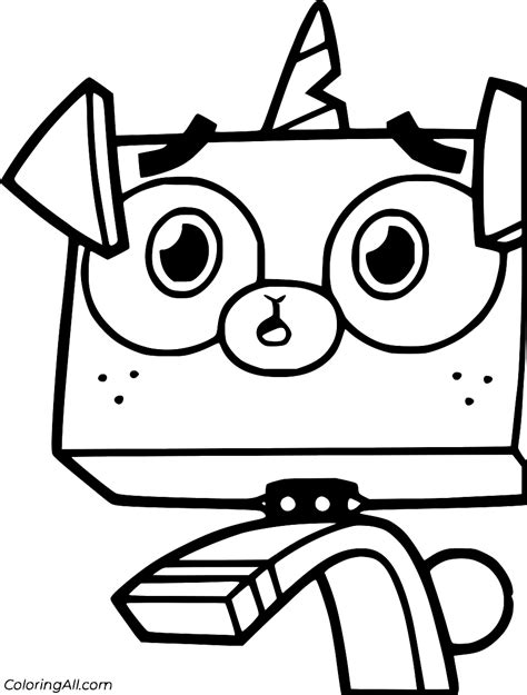 unikitty coloring pages coloringall
