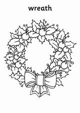 Christmas Coloring Pages Wreaths Awesome Coloringsun Utilising Button Print Color sketch template