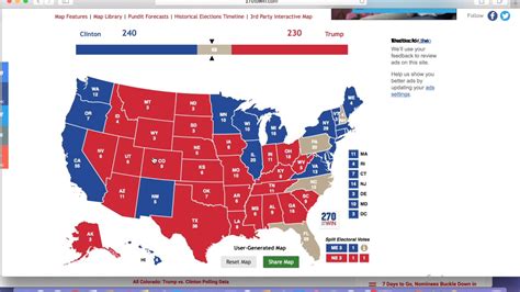 donald trump  win electoral map  youtube