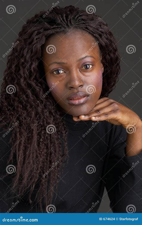 black girl stock photo image  coed expression american