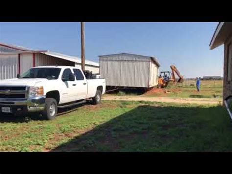moving mobile home part  youtube