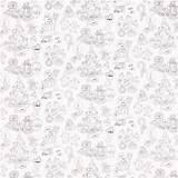 Snowman Miller Decorations Coloring Fabric Michael Tree Christmas Kawaii sketch template