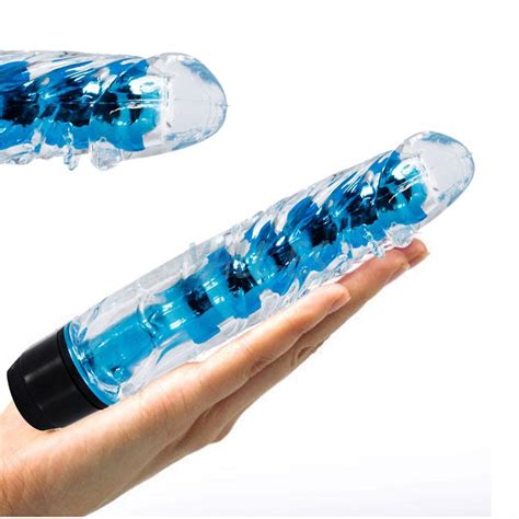 multi speed vibrator g spot jelly rabbit waterproof penis dildo