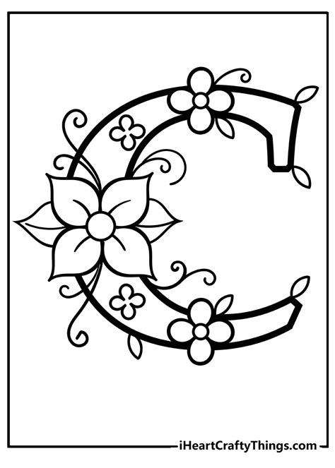 printable letters coloring pages