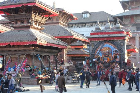 basantapur durbar square  kathmandu nepal