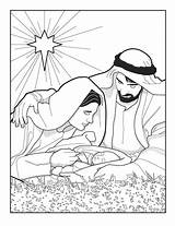 Lds Christmas Coloring Pages Getcolorings sketch template