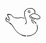 Coloring Ducky Rubber Bathing Company sketch template