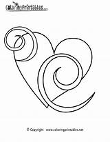 Coloring Pages Swirls Girls Heart Printable Color Printables Popular Gif Cute Coloringhome sketch template