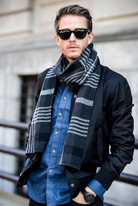 wear  scarf  guys mens scarf fashion mens fashion sweaters