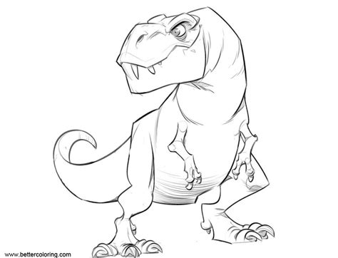 jurassic world fallen kingdom  rex coloring pages  printable