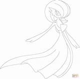 Coloring Gardevoir Pages Printable sketch template