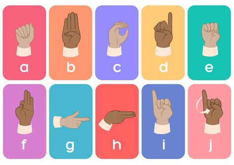 baby sign language flash cards  printable