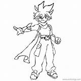 Beyblade Aoi Valt Xcolorings sketch template