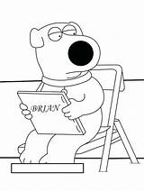 Coloring Pages Griffin Brian Guy Family Getdrawings Color Peter Getcolorings Stewie sketch template