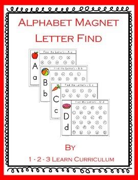 alphabet letter find   learn curriculum teachers pay teachers