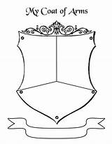 Arms Coat Printable Crest Scout Vectorified sketch template