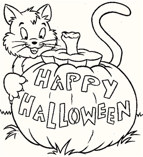 vintage artistic halloween coloring pages