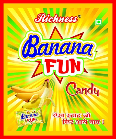 banana candy pack   rs  pack  richness food products pvt