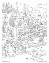 Coloring Thomas Kinkade Pages Book Colouring Printable Christmas Adult Collection Recherche Getcolorings Books Print Landscape Visit Getdrawings Garden Colors Wishes sketch template
