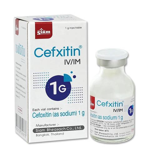 cefxitin dosage drug information mims thailand