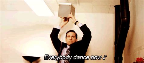 michael scott dancing s find and share on giphy