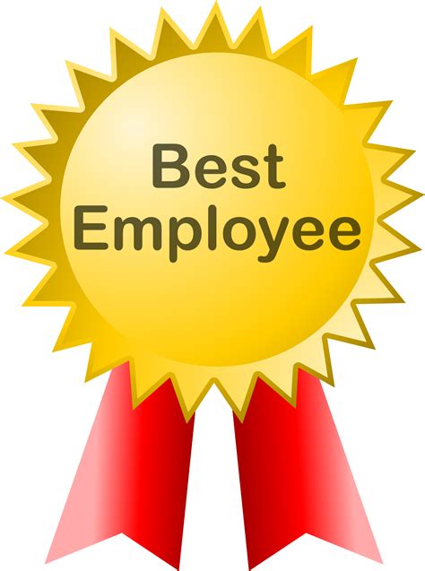 employee badge award vector clipart image  stock photo