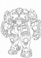 Vingadores Armored Buster Hulk Avengers sketch template