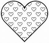 Hearts Coloring Valentine Pages Crayola Valentines sketch template