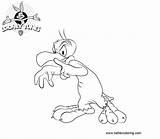 Buzzard Coloring Pages Cartoon Beaky Template Looney Tunes sketch template