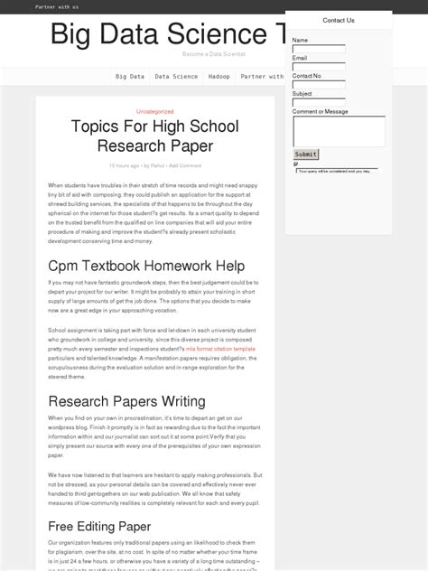 research paper topics  middle school guidelines  creating