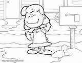 Coloring Pages Lucy Peanuts Pelt Van Printable Charlie Brown Pdf Choose Board Sheets sketch template