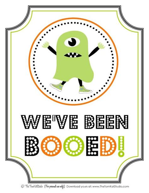 halloween  printable boo sign instructions  tomkat studio