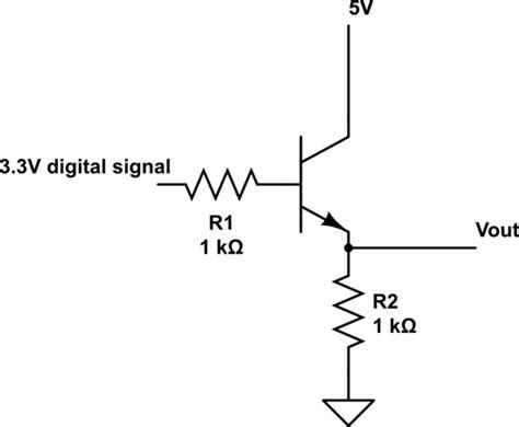 whats wrong   single transistor level shifter electrical engineering stack exchange