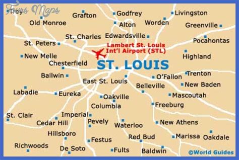 st louis map tourist attractions toursmapscom