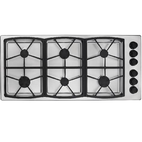 shop dacor classic  burner gas cooktop stainless steel common   actual