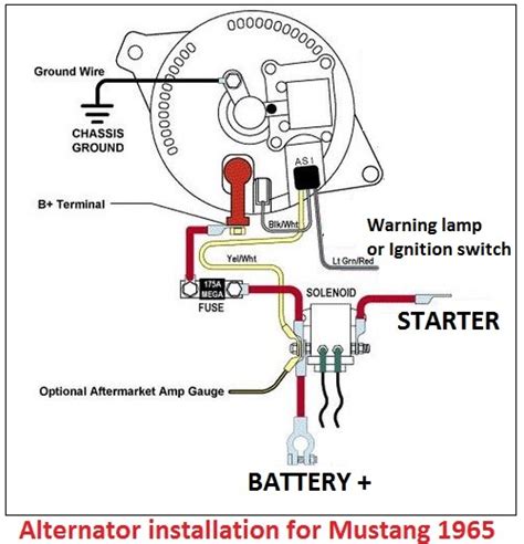 mustang wiper motor wiring diagram