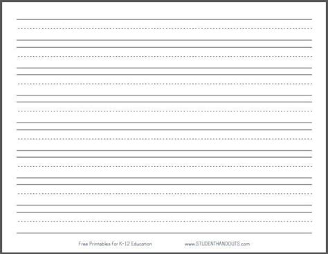 large lined sheet  easier writing practice primary writing paper