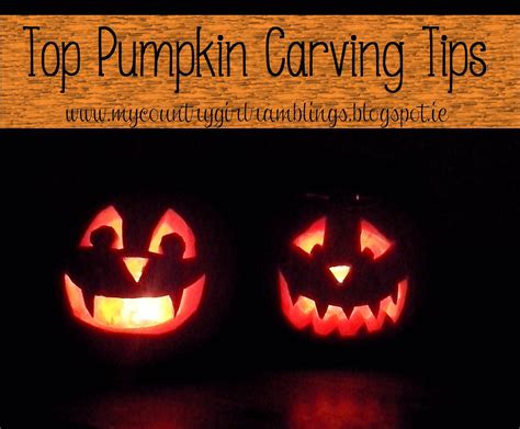 country girl ramblings top pumpkin carving tips templates