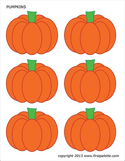 pumpkins  printable templates coloring pages firstpalettecom