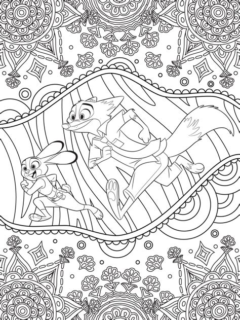 zootopia coloring page disneys zootopia foto  fanpop