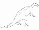 Iguanodon Pages Coloring Jurassic Coloringpagesonly Dino sketch template