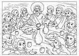 Supper Last Coloring Pages Printable Large Edupics sketch template