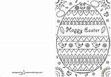 Easter Card Coloring Happy Pages Cards Printable Colouring Printables Crafts Kids Drawing Easy Spring Jolly Phonics Worksheets Supercoloring Choose Board sketch template