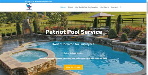 patriot pool service pro marketing links web designer mckinney texas