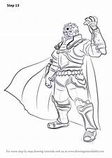 Ganondorf Coloring Pages Template sketch template