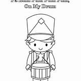 Drummer Coloring Boy Pages Play Chased Drum Dog His sketch template