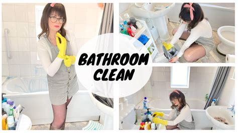 clean with me bathroom clean kate berry natural sounds youtube